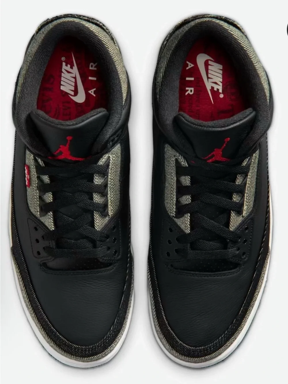 Air Jordan 3 x Levi’s  “Black and White”